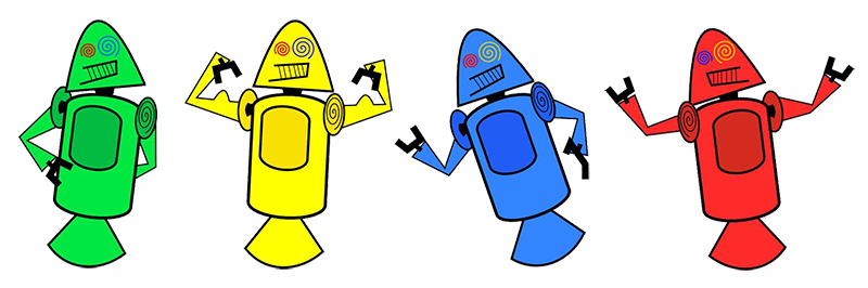 Primeiro mascote do android.